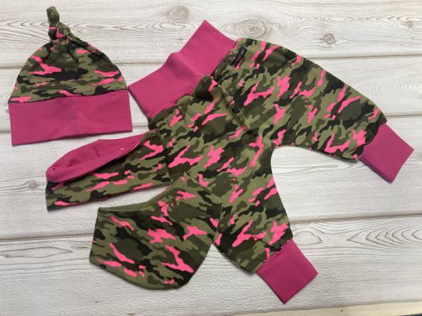 Otroški komplet roza vojaški 828